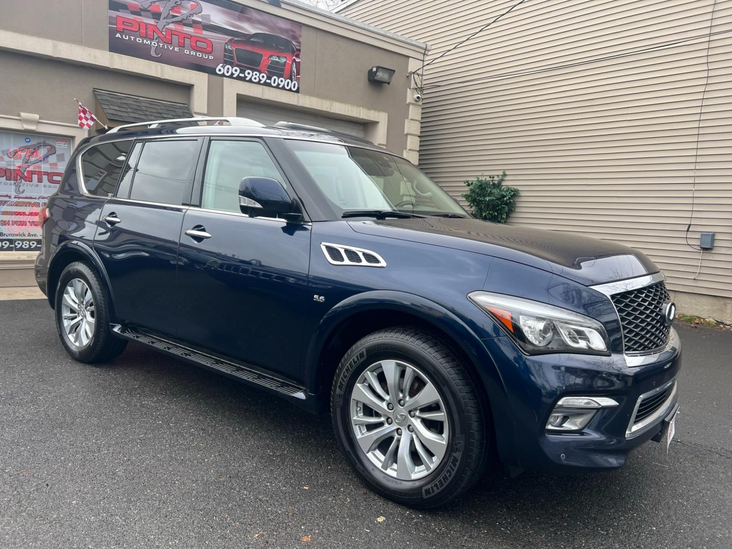 2017 Infiniti QX80 Limited 4WD (JN8AZ2NE1H9) with an 5.6L V8 DOHC 32V engine, 7A transmission, located at 1018 Brunswick Ave, Trenton, NJ, 08638, (609) 989-0900, 40.240086, -74.748085 - Photo#2